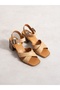 Salvera Mink Genuine Leather Women's Sandals - 3