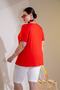 Women's Plus Size V-Neck Detailed Blouse - 8