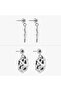Luminous Circlet Women's Earrings, 925 Sterling Silver, Handmade Adjustable Jewelry - 5