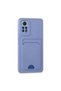 Redmi Note 11 Pro Case Kelvin Silicone with Business Card Holder - Lilac