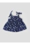 Popees Baby Girls Denim Dress| Blue| Newborn To 9 Months - 2