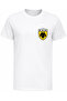 Small Logo Aek Athina Αθλητική Ένωση Κωνσταντινούπολη Printed Cotton Adult T-Shirt