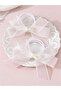 Pack of 2 - Cream Bow Hair Ties