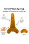 Interactive Croissant Dog Toy with Food Compartment 21 X 10 X 35 cm - 4