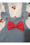 Short Sleeved T-Shirt Girls Salopet Two-Piece Set 383 - 3