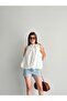 Women's Halter Neck Balloon Cut Chiffon Blouse - 6