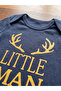 100% Cotton Snap Fastener Baby Bodysuit - 2