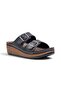 Sapphire Double Buckle Orthopedic Women's Slippers - 3