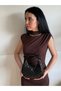 Women's Parla Model Bow Strap Detailed Hand & Shoulder Bag - 3