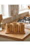 Mi̇en Natural Bamboo 3-Piece Premium Spoon Holder Set - 3