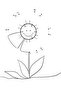 Om - Dot To Dot Colouring Book Level 1 - 3
