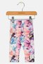 Toddlers Girl Floral Print Leggings, Multicolor