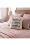 Makiteks 41X41 cm Blue Fish Patterned Throw Pillow Cover - Modern Nautical Themed Living Room Summer Decorative - 2