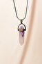 Florid Natural Stone Chain Handmade Designed Necklace End: 3.5 cm Chain: 20 cm Boxed