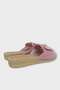 Open Front Bow Tie Detail Straw Weave Women's Slippers Pudra - 4