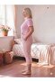Mooda Large Size Women's Cotton Lycra Pajama Set - 4