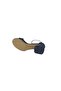 307 Women's Black Shimmering Ankle Strap Thick Heeled Shoes - 5