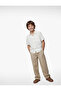 Off-White Boys' Shirt with Linen and Viscose Blend 6Skb60023Tw - 3