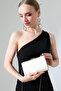 Gold Satin Shiny Women's Evening Dress Bag Stylish Evening Event Model - 3