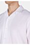Regular Fit Shirt Neck Jacquard Men's White Short Sleeve Shirt - 4