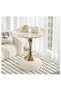 Coffee Tables Nordic Accent End Sofa Metal Gold Oak Round Modern Side Set Living Room Black - 6