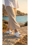High Platform Wedge Heel Single Large Stripe Skin Summer Women's Slippers Sandals Shoes - 6