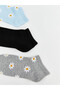Nevavm Floral Women's Booties Socks 5-Pack - 2