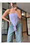 Lilac Striped Corset - 7963