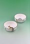 Dogs Green 2 Pieces Porcelain Bowl/Food Container - 2