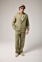 Comfort Fit Linen Trousers - 7