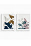 White Wooden Framed 2 Piece Set Painting Huhu122
