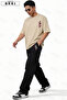 Unisex Tiger's Sword Printed Sweatshirt Top and Bottom Tracksuit Set Summer Comfortable Fit Combination - 2