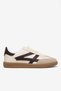 Unisex Beige Brown Thermo Sole Side Stripe Lace-Up Sports Shoes