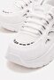 Side Ring Patterned Anorak Women's Sports Shoes White Leopard - 5