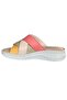 26Y Nbl08 Beige Women's Genuine Leather Daily Slippers - 3