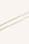 Women's Gold Color 2-Piece Chain Steel Necklace H2713Axns - 3