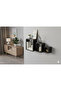 B&S Floating Wall Square Cube Shelves for Bedroom, Living Room, Bathroom, Kitchen - Wood, Set of 3, (ESPRESSO, CUBE) - 2