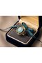 Bronze Women Ring Authentic Copper Jewelry Sky Blue Crystal Stone Oval Wave Adjustable Vintage - 5