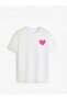 Women's Cest La Vie Printed Crew Neck T-Shirt White - 2