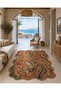 Sdt Shape Theme Patterned Modern Woven Base Decorative Carpet Sdt1615 - 2