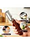 Multifunctional Vegetable Peeler, Wooden Handle, Bottle Opener & Grater, 3-in-1 Kitchen Gadget - 8