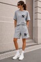 Unisex Women Men Urban Legacy Oversize Unisex Shorts Set - 2