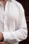 Tokyo White Textured Fabric Oversized Comfortable Fit Shirt - 3
