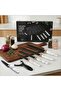 6-Piece Kitchen Knife Set in Premium Gift Box, Professional Chef Knives for Home Cooking, Elegant Marble-Style Handles, Sharp Blades for Meat, Vegetables and Fruit - 3