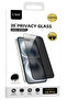 واقي شاشة زجاجي فاخر من سلسلة URR iPhone 14 Pro Max Fans - أسود - 2