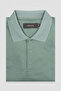 Bivo Mercerized Cotton Modern Fit Light Green Polo Collar Men's Plain Polo Shirt - 4