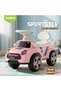 Sportster Ride On Car for Kids | Push Ride On Car with Music, LED Steering Wheel, & Horn - 8