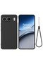 Solid Color Θήκη Σιλικόνης Black (OnePlus Nord 4 5G)