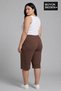 Women's Plus Size Shorts 3Xl-6Xl Relaxed Fit Below Knee Casual Shorts-Spr26Bsrk591 - 4