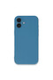 Apple iPhone 16 Plus Compatible Case with Velvet Silicone Inside - Blue - 6
